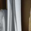 Shoe Cabinet with 2 Flip Drawers, Shoe Storage Cabinet Entryway Slim, White and Gold Narrow Shoe Cabinet w/Metal Legs, Hidden Freestanding Shoe Rack Organizer for Entryway, White (11.5" deep drawer)