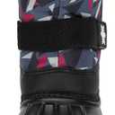 koppu Boys Girls Snow Boots Kids' Waterproof Snow Boots for Winter Slip Resistant Cold Weather Shoes (9 Toddler, Pinkish Gray)