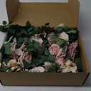 Ling's moment 2PCS Dusty Rose Arch Flowers Artificial Floral Swags Wedding Centerpieces Faux Flower Garland Greenery Arrangements for Engagement Party Sweetheart Table Decor Welcome Signs Wall