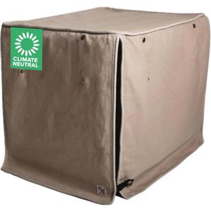 Molly Mutt Wild Horses Dog Crate Cover, 100% Cotton Canvas Cover with 2 Roll-Up Panels, Ideal for Dog or Cat Crate, Durable, Washable, and Free of Harmful Chemicals, 36" x 23" x 25"