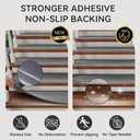 1PC Stair Treads Non-Slip Washable Peel and Stick Stair Treads for Wooden Steps Indoor Reusable Stair Carpet Treads Adhesive Stair-Runner Rugs for Kids and Dogs Elder8"x30" Gray