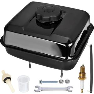 YOXUFA Gas Fuel Tank Replacement for Predator 212 196cc Coleman CT200U BT200X KT196 Baja Warrior MB200 Yerf Dog GX160 168F 200cc 224cc 6.5hp 5.5hp Powersports Mini Bike Go Kart Small Engine Parts