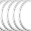 6PACK 3200lm LED Flush Mount Ceiling Light, Super Slim 12 inch LED Ceiling Light, 5000K Daylight LED Ceiling Light for Bedroom, Living Room, Dining Room, Garage and Office (White, Six Pack)