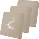 Smiry Waterproof Couch Cushion Covers, Stretch Washable Sofa Cushion Cover, Soft Sofa Slipcover Elastic Non-Slip Furniture Protector for Pets, Kid (3 Pack,Khaki)