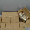 Probrico 10 Pack Privacy Door Knobs Lock Interior Bedroom Bathroom Door Handle Polished Brass Round Ball Keyless Lockset