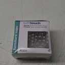 SoftTouch 4680195N Round Spiked Plastic Caster Cups for Short Loop Carpet (3/8" H) - 4 Count (Pack of 1) Clear, 4 inch,