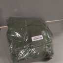 MIULEE Olive Green Linen Curtains 72 Inch Length for Bedroom Living Room, Soft Thick Linen Textured Window Drapes Semi Sheer Light Filtering Back Tab Rod Pocket Burlap Look Christmas Decor, 2 Panels