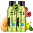 PAWFUME Dog Perfume Spray for Grooming, Blue Ribbon, 2-Pack Keep Your Pup Fresh All Day Probiotic, Alcohol-Free, Detangling & Moisturizing Salon-Quality Dog Spray Deodorizer Perfume
