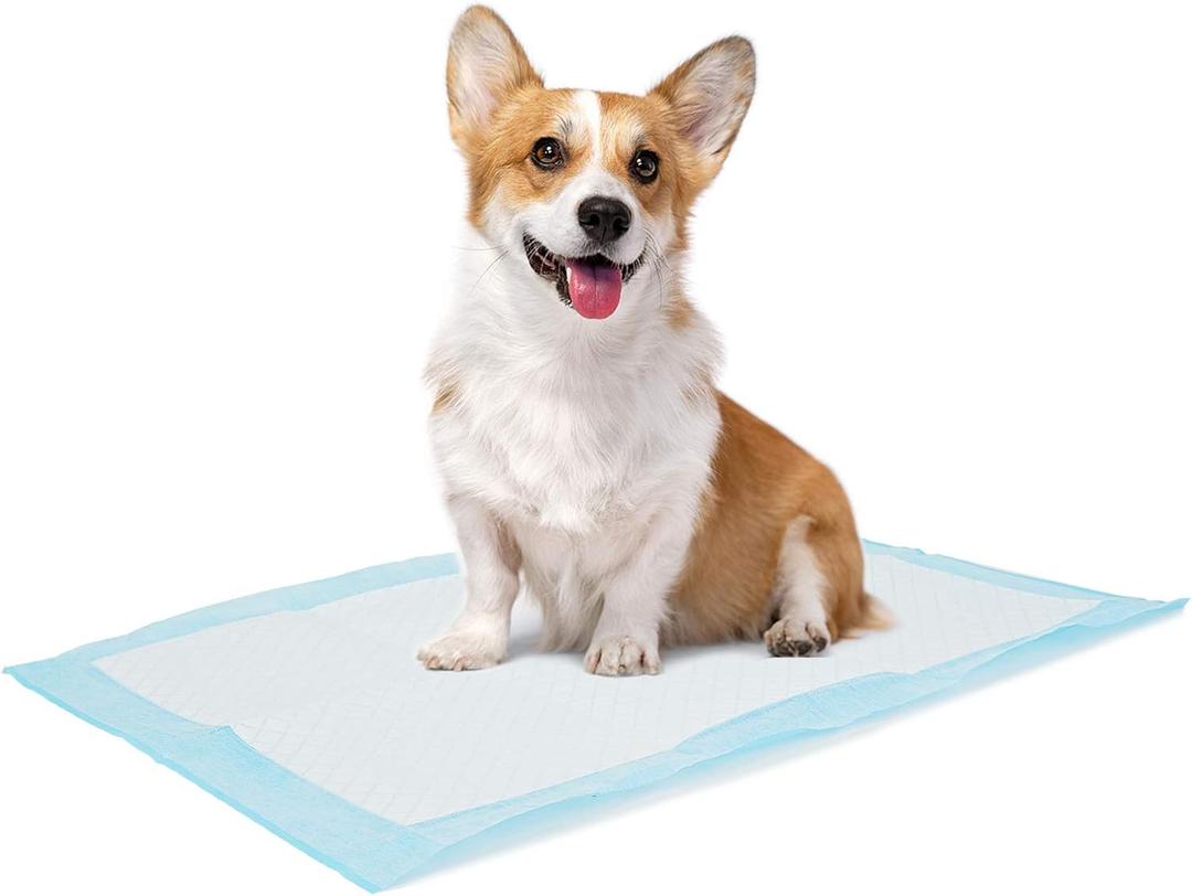 Bolux Dog and Puppy Training Pads, 1318 Disposable Dog Pee Pads, 100/Counts Ultra Absorbent & Leak-Proof Pet Underpads, Dry Quickly Pee Pad for Dog Cats Rabbits or Other House Training Pet