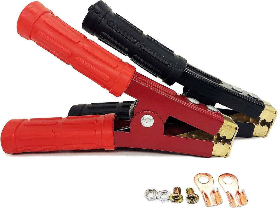 100A/800A/1500A Heavy Duty Crocodile Clamp Pure Copper Car Battery Charger Clamps Power Replacement Battery Alligator Clips Jumper Cables Clamp Welding machine clamp-M500-800A