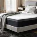 Queen Size Mattress in a Box, 10 Inch Queen Bed Mattress, 60x80 Inch Pocketed Coil Mattresses,Single Person PortableSoft Hotel-Grade