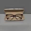 Gaoye Blue Light Blocking Glasses Women/Men, Fashion Round Cateye Frame UV Ray Filter Computer Gaming Glasses (*1-light Black Frame/Transparent Lens)