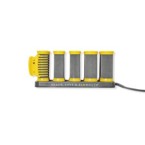 Drybar The Roller Club Curling Hot Rollers | 10 Rollers, 2 Sizes, Heats-Up Fast, Gentle on Hair, Reduces Frizz, Adds Shine, comes with Heat-Resistant Bag