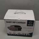 HKAI Baby Hip Carrier,Baby Carrier with Adjustable Waistband & Breathable Mesh, Ergonomic Carrier with Non-Slip Hip Seat Surface for Newborns & Toddlers (Grey)