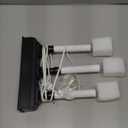 SURAIELEC Christmas Electric Window Candles, Dusk-to-Dawn 3-Light Candolier Window Candles, Plug-in Window Candle with 1.9" Narrow Base, Flameless Candle for Window, Mantel, Table, UL Listed, 1-Pack