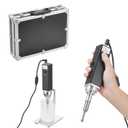 VEVOR Portable Ultrasonic Homogenizer, 0.3 in Titanium Alloy Probe, 30KHz Ultrasonic Frequency, 50-300ml Capacity, Handheld and Desktop Dual Use, Sonicator Processor Cell Disruptor Mixer with Stand