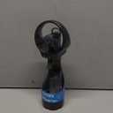 O2COOL Deluxe Handheld Battery Powered Water Misting Fan (Grey) (Single)