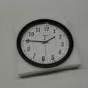 Night Light LED Wall Clock Glow in The Dark 12.8 Inch Silent Lighted up Adjustable Brightness Battery Operated Wall Clock for Living Room Kitchen Kid's&Elderly Room(Date)