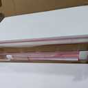 Vanity Desk with a Mirror and Lightswith Chair and Four Drawers, Three Adjustable Lighting Modeswith Power Outlet and Sliding LED Mirror,Bedroom Vanity Desk (Pink)