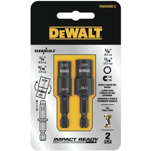 DEWALT Nut Driver Set, Double Ended, 2-Piece (DWADEND-2)