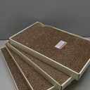 Amazon Basics Corrugated Cardboard Cat Scratchers, 4 Pack, White