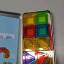 Mini Portable Magnetic Blocks with Iron Storage Box - Travel Magnet Building Block for Toddler 1-3, STEM ConstructionToys for Kids Ages 4-8, Educational Learning Toy Gift for Girls -Castle