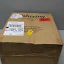 100 Count Clear Plastic Hinged Food Take Out To-Go Clamshell Containers, 6" W Disposable Takeout Tray for Dessert, Cakes, Cookies, Salads, Pasta, Sandwiches (Formerly FULING)