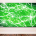 10x8ft Green Lightning Backdrop Sky Thunderstorm Backdrop Fabric Lightining Storm Background for Birthday Party Decoration and Photoshoot Studio Props YUNBDJ348