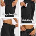 DEVOROPA Women's Hiking Long Shorts Knee Length Lightweight Quick Dry Cargo Athletic Bermuda Beach Shorts with Zipper Pockets, 2XL