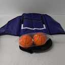 Trampoline Basketball Hoop, with Pump and Mini Balls, Easy to Assemble Sturdy for Dunk Fit, Waterproof, Accessory of Trampoline, Green