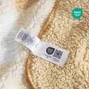 Cozy Bliss Luxury Sherpa Throw Blanket for Couch, Premium Reversible Buffalo Plaid Thick Throw, Warm Cozy Soft Blanket for Home and Gifts (Beige, 60" x 80")