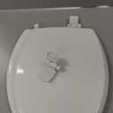 Mayfair Cassel Slow Close Toilet Seat, Easy Clean, Non Slip Premium Wood Seat, Easy Install, Made in USA, Elongated, White, 4-Pack