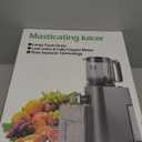 Cold Press Juicer, 5.5inch Wide Feed Chute Juicer Machine, Slow Masticating Juicer for Whole Vegetables & Fruits, Gray