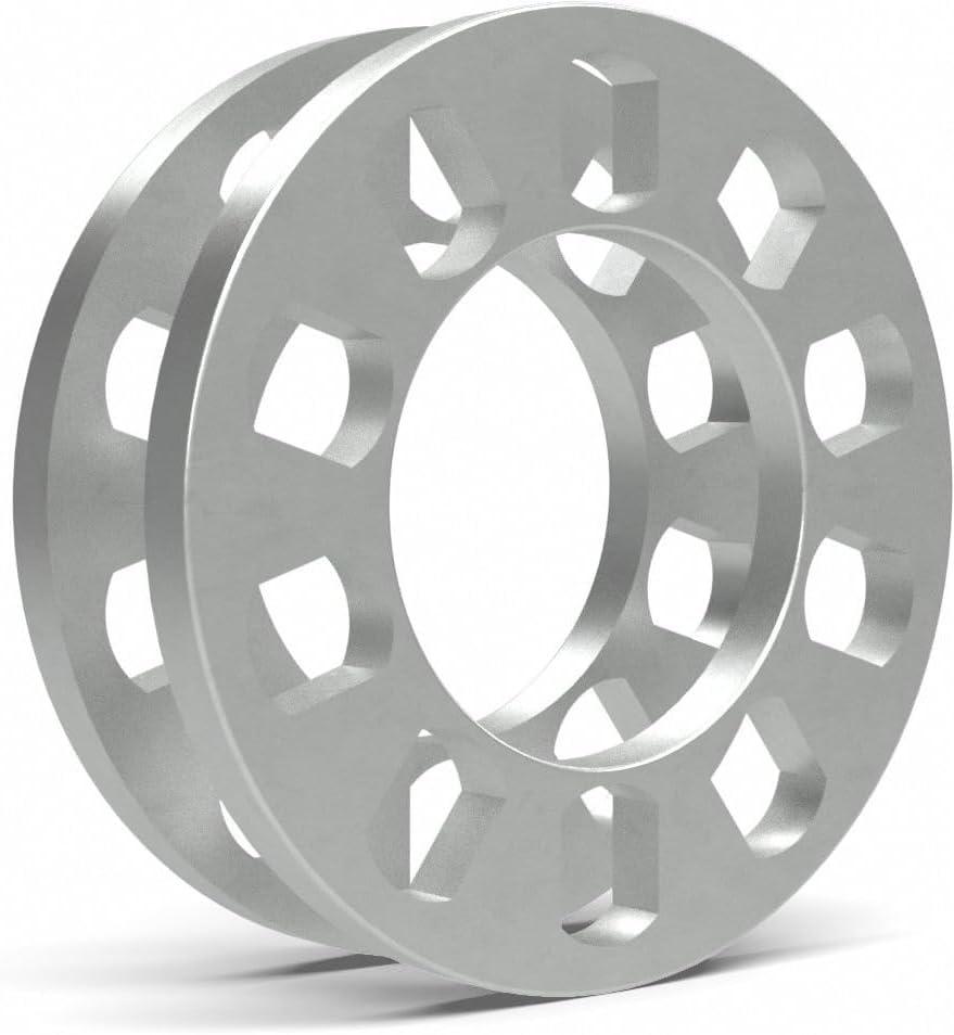 Wheel Accessories Parts 2 Pcs Die Cast Wheel Spacer 12mm 1/2" Thick Fits Bolt Patterns 5x4.25 5x110mm 5x112mm 5x4.5 5x115mm 5x120mm 5x4.75 5x5 5x135mm Fits 5 Lug Pass Cars Light Trucks