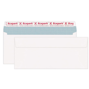Xxcxpark 120 PCS #10 White Self Seal Kraft 4-1/ 8 x 9-1/ 2 inches Security Envelopes, Windowless Invisible Envelopes Super Strong Quick Seal Envelopes Security Tint Pattern Secure