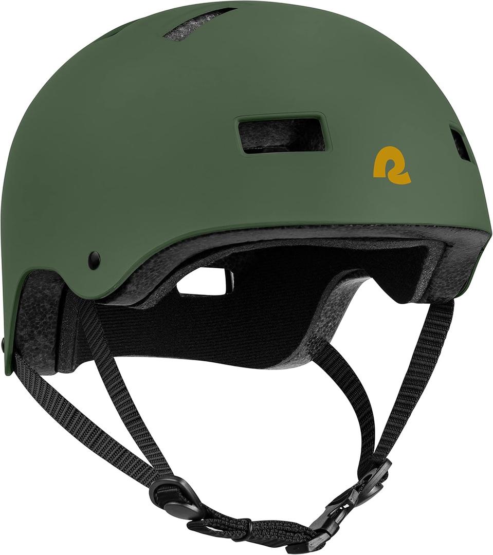Retrospec Dakota Adult Bike Helmet for Men & Women - Multi-Sport Protection with ABS Shell, EPS Foam, 10 Vents & Removable Washable Padding for BMX, Skating, Scooter and Skate - Helmets for Adults 54-57 cm