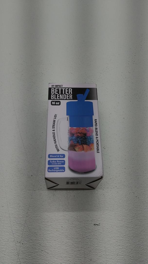 Hy-Impact Better Blender Turbo Power USB Rechargeable 16 Oz