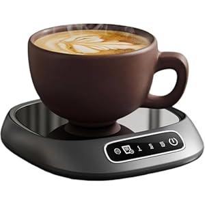 Coffee Mug Warmer, 2026 New Electric CoffeeCup Warmer Screen Touch, USB Cup Warmer for Desk with 3Temp Touch Control for Desk, Kitchen, Dining