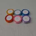 Pastel Satin Ribbon 1 Inch x 60 Yards Assorted Solid Colors Double Faced Rainbow Silk Satin Ribbons for Crafts, Easter, Baby Shower, Birthday, Wedding, Gift Wrapping, Flower Bouquets, Hair Bows