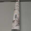 AbaBoorty 400" x15.8" White Marble Contact Paper Glossy Marble Wallpaper Peel and Stick Countertops for Kitchen Counter top Bathroom Stick Paper Granite Self Adhesive Waterproof Wallpaper