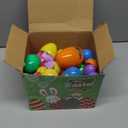 Jumlys 30 Pack Prefilled Easter Eggs with Toys, Mix 4 Sizes Surprise Plastic Easter Eggs with Toys Inside, Perfect for Easter Egg Hunt , Basket Stuffers and Party Favors
