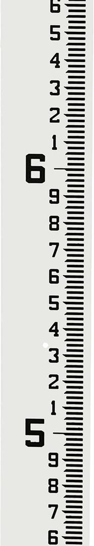AdirPro 4" Wide Stream Gauge - Heavy Duty Gauge - All Weather Guage (100ths/10ths/feet) (4-8')