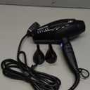 BaBylissPRO Nano Titanium Italian Rapido Hair Dryer - Professional, Lightweight 2000 Watt Blow Dryer (Black)