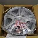 Custom Accessories 4-Pack 15" SGT-5 Wheel Covers, Replacement Hubcaps for Cars, Trucks, SUVs  Silver/Chrome