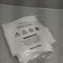 MIULEE 2 Panels Solid Color White Sheer Window Curtains Elegant Window Voile Panels/Drapes/Treatment for Bedroom Living Room (54 X 78 Inches White)