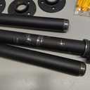 Home Expert 6 Inch Black Industrial Pipe Floating Clothing Rack Wall Mounted, Heavy Duty Garment Rack for Hanging Clothes, Multi-purpose Hanging Rod for Closet Storage, 3 Pack