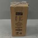 8 Inch White Ceramic vase, Modern Rural Minimalist Style Pampas Grass Flower Feather Centerpiece, Table, Desk, Living Room and Bedroom Decor, Creative vase Gifts（White）