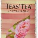 Teas' Tea Unsweetened Rose Green Tea, 16.9 Ounces (Pack of 12) (EXP 05/24/26)