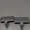 Glitter Christmas Stocking Holders Set Of 2 Metal Mantel Hooks 4.92 X 2.6 In Secure Support For Fireplace Shelf Holiday Decor(silver)