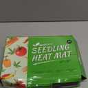 MET Certified 4 Pack Seedling Heat Mat, Seedfactor Waterproof Durable Germination Station Heat Mat, Warm Hydroponic Heating Pad for Indoor Home Gardening Seed Starter